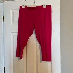 Reebok Pink Capri Leggings